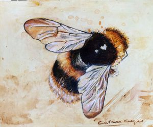 VIDA - Técnica mixta sobre tabla - 26cm x 22cm