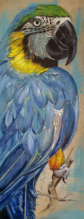 PICASSO - Técnica mixta sobre tabla - 41cm x 27cm
