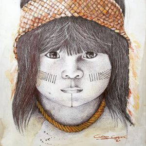 MIRADAS - Técnica mixta - 64 x 54 cm