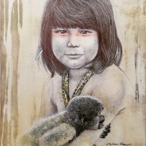 OHANA - Técnica mixta - 61 x 50 cm