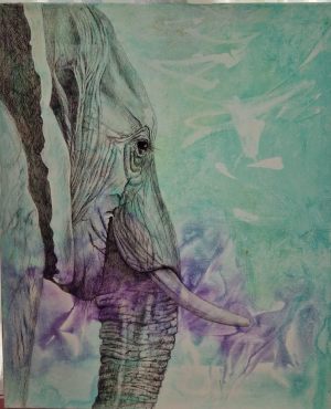 introspeccion 65x54 - bolgrafo óleo
