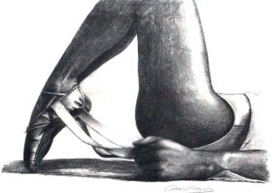 PREPARANDO - Papel lápiz - 40x30cm
