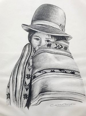 ARROYO - Papel lápiz - 33x46cm