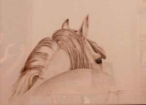MIRANDO - Papel lápiz - 42x30cm